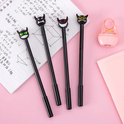 China Halloween Plástico Preta Ghost Gel Pen Criativo Cool Regalo Diabo assinatura à venda