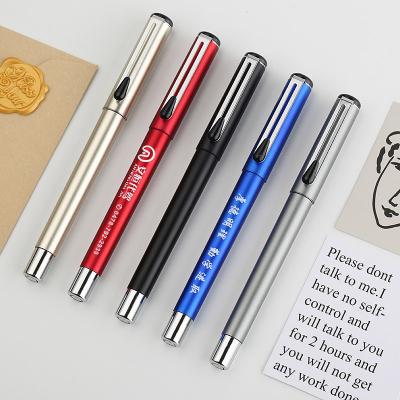 China Advertising Promotion Plastic Creative Gel Ink Pen 0.5mm Business Signature Pen for sale