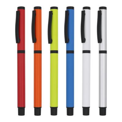 China Multi Color Classic Roller Ball Pen 1.0mm Plug In Type Design For School Office for sale