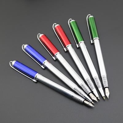 China Fashion Metal Fountain / Roller Pen Dual Purpose Pen Texture Daily Use Stationery for sale