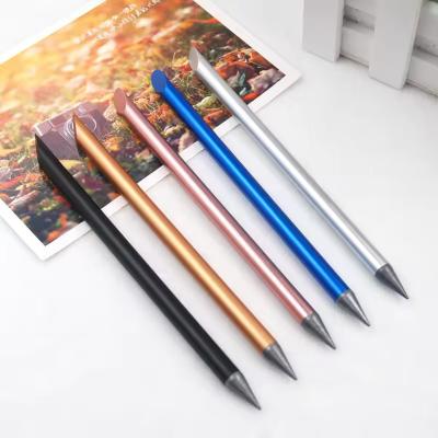 China Metal Creative Pencil Erasable Sketch Writing Endless Pen Eternal Pencil for sale