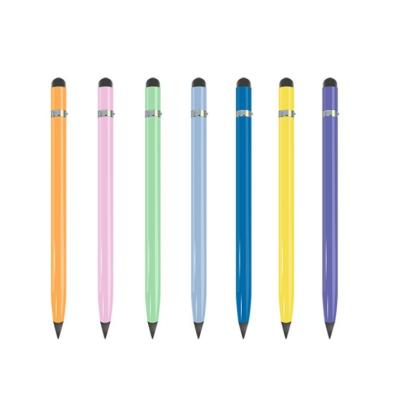 China Creative Metal Eternal Pencil Multifunctional Colorful Touch Screen Stylus Pencil for sale