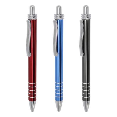 China Professionele Aluminium Ballpen School Stationary 1.0mm Intrekbare Ballpoint Pen Te koop