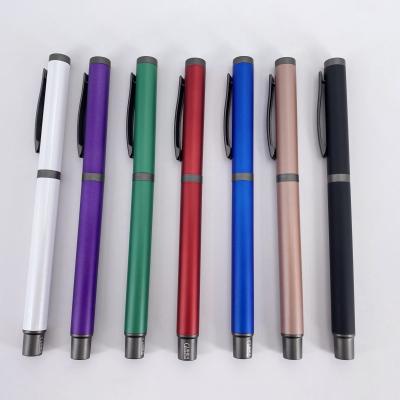 China Plug-in Type Metal Creatieve Gel Ink Pen Bedrijfskantoor Schrijven Neutrale Pen Te koop