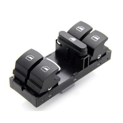 China HIGH QUALITY ABS AND CHIPS CHROME WINDOW MASTER SWITCH FOR VW JETTA 857 GOLF MK5 MK6 PASSAT CC 5K4 959 5ND959857 5K4959857 for sale