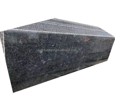 China Natural Material Green Granite Butterfly Green Granite Flamed Polished Tiles Cut To Size For Wall And Floor Half Slabs for sale