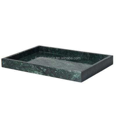 China Wholesale Eco - Friendly Square Marble Stone Serving Trays Decorative Marble Trays for sale