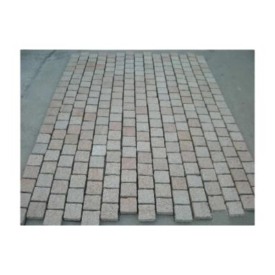 China Keep Road Granite Paver Smooth Cobblestone And Cubic Stone For Outdoor Driveway Paver Stone for sale