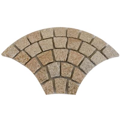 China Keep Smooth Gray Paving Stone Garden Granite Cobblestone Sidewalk Tile Design From Road China Supplier for sale