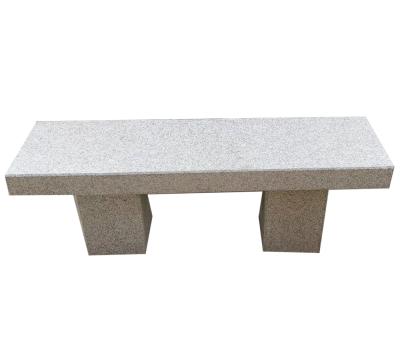 China Strong Natural Environment Durability Granite Benches Stone Chairs For Outdoor Garden for sale