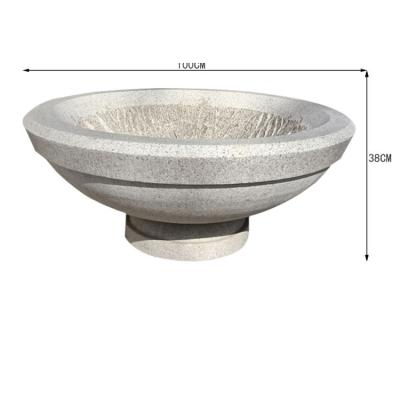 China Modern High Quality Cheap Planters Home Outdoor Large Flower Planter Stone Stone Granite Vase Durable Durable Sturdy Pots for sale