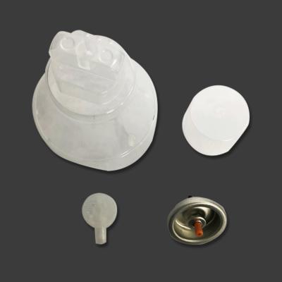 Chine Valve en plastique durable de jet d'oxygène de chapeau de jet d'oxygène d'aérosol avec le bec à vendre