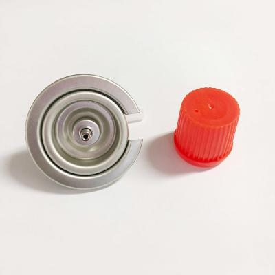 China Outdoor Enthusiasts Gas Cartridge Valve Metal And Polypropylene Material for sale