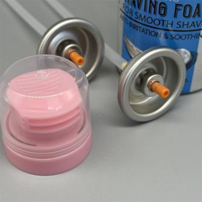 China  Compact Shaving Foam Valve for Travelers with Portable Design for sale