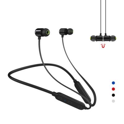 China New Comfortable Mini Sport Stereo Waterproof Earbuds Running Magnetic Neckband Wireless Earphone With MIC for sale