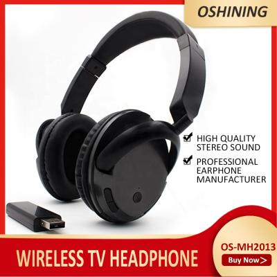 China Wireless Headphones for TV Best Free Amostra Cheap Over Ear Wireless Headphones for TV, Monitor Headset with FM Radio/Transmitter, TV Earphones Radio for sale