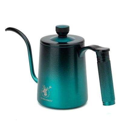 China WITH LID coffee pot youth 700ml gooseneck spout coffee pouring pot for sale