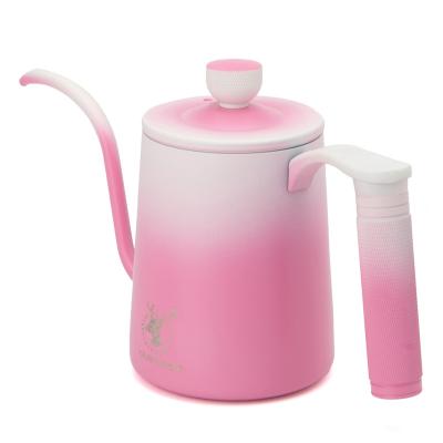 China WITH LID coffee pot youth 700ml gooseneck spout coffee pouring pot for sale