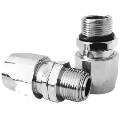 China Fuel Station Petrol Nozzle Fitting Nickel Plated Brass Joint Couplings /Hose Couplings for sale