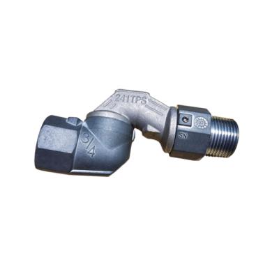 China Fuel station price good 3/4 inch 90 degree swivel for fuel nozzle connection with fuel hose for sale