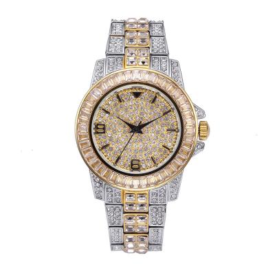 China New Style Fashion Waterproof Full Diamond Face Women Quartz Watch for sale