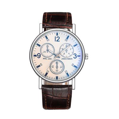 China Hot Selling Water Resistant Chinese Movt Watch Men Leather Business Curren Manufacturer Watch Men for sale