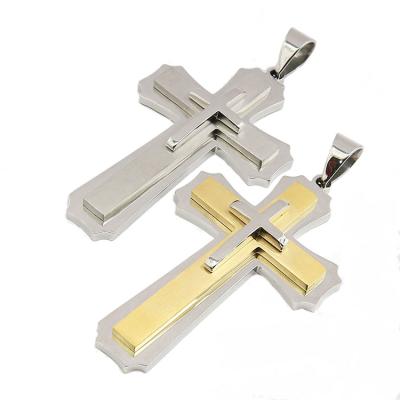 China High Quality Jewelry Large Jesus Christ Cross Pendant from 316 Stainless Steel from BOHEMIA for sale