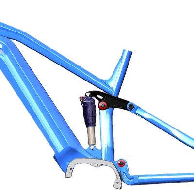 China Customized Mountain Bikes OEM ODM Project Development Aluminum Alloy 6061 Electric Bicycle Frame Shock Absorber Frame for sale