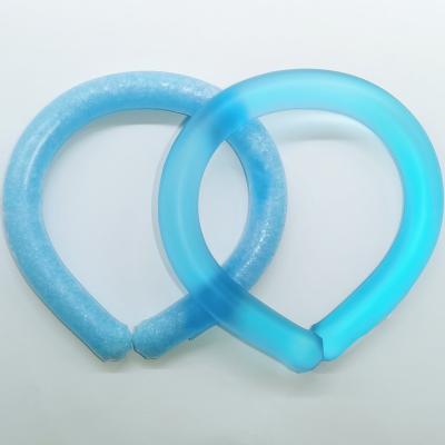 China Cooling Neck Cooling Tube Customized Printing Neck Ring PCM Ice Pack Neck Tube Cooling Wrap for sale