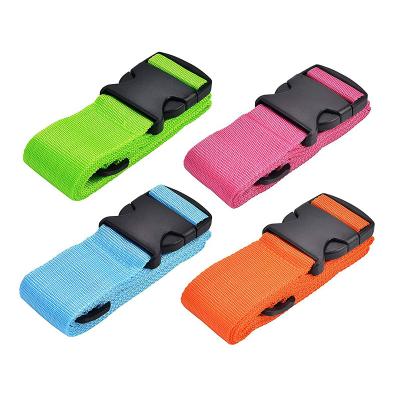 China Custom Color Eco-friendly Luggage Strap Adjustable Luggage Straps PP Luggage Belt For Travel Suitcase for sale