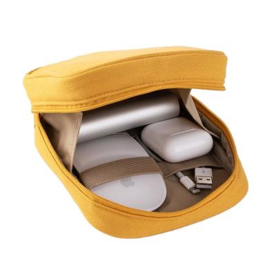 China High Capacity Sustainable Multifunctional Data Cable Organizer Waterproof Travel Digital Storage Bag For Electronic Accessories for sale