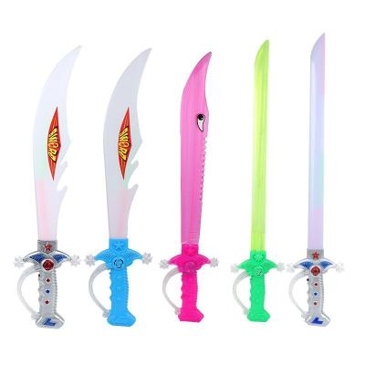 China LED Lighting Toys Wholesale Children's Lighting Toy Flashing Music Shark Swords Large Swords Toys for sale