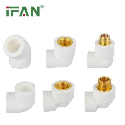 China IFAN free sample pipe connection fitting ppr fittings threaded elbow tee socket water supplying pipe fittings for sale