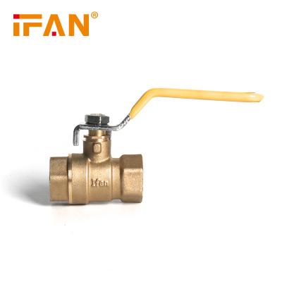 中国 IFan export High Quality full sizes Long Handle Water Stainless Steel brass angle ball valve Price 販売のため