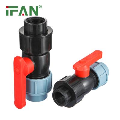 China IFAN China Products Manufacturers ball valve price irrigation system agricultural hdpe fittings ball valve 4 inch female valve zu verkaufen