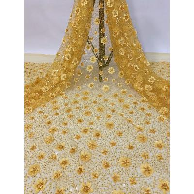 China Who respects the environment; durable high quality embroidery thread, exquisite and non-fading embroidery mesh fabric is mainly used for dress making for sale