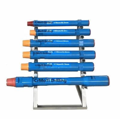 China Mining 4 Inch 102mm Water Well Drill Pipe 2 7/8IF NC31 DTH 1.5m/3m/6m Drill Rod for sale