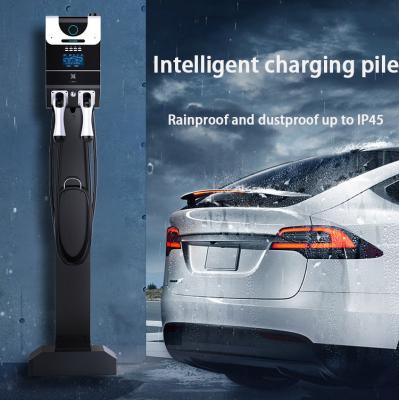 China Flexible Charging EV Car Design Custom Design Gun Electric Vehicle Single / Dual Charging Station for sale