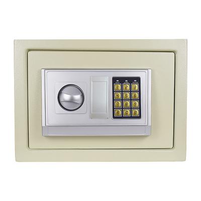 China Home Bank Mini Safe Box Home Hotel Office and Electronic Money Cheap Safes Small Desktop Metal Safes for sale