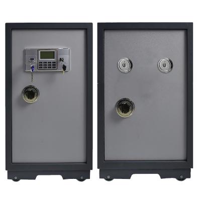 China Cheap price stainless steel key moneyDouble fireproof digital steel key lock safe boxes for sale