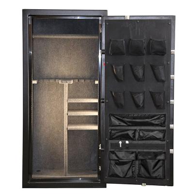 China Steel Fireproof Lock Rifle Gun Digital Short Gun Gun Safe With Ammo Box for sale