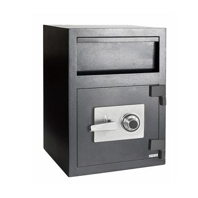 China Drop Resistant Steel Fireproof Steel Coin Lock Stainless Steel Safe Combination Box for sale