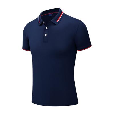 China 100% Custom Logo Printed Short Sleeve Polo Shirt Anti-Wrinkle Wholesale Polyester Men's Polo T-Shirts for sale