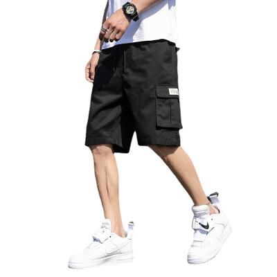 China Anti-Wrinkle Mens Cargo Shorts High Quality Retail Plain With Pockets Custom Adult Smart Casual Plain Dyed Cotton Summer Mens Mid Size for sale