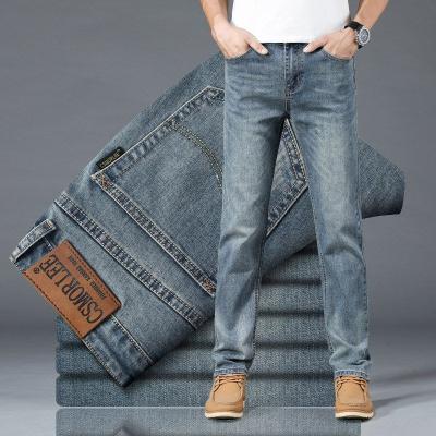 China 2022 summer high-end breathable all-wearable thin and stretch jeans for men for sale