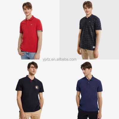 China Anti-wrinkle new cotton all-match slim fit men's polo shirt factory wholesale in summer 2022 for sale