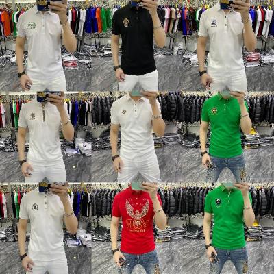 China Anti-wrinkle 2022 summer trend men's casual short sleeve polo shirt manufacturers wholesale for sale