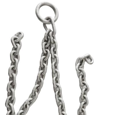 China Fishing Hot Dip Galvanized G63 G80 Alloy Steel Tuna Chain For Fish Net for sale