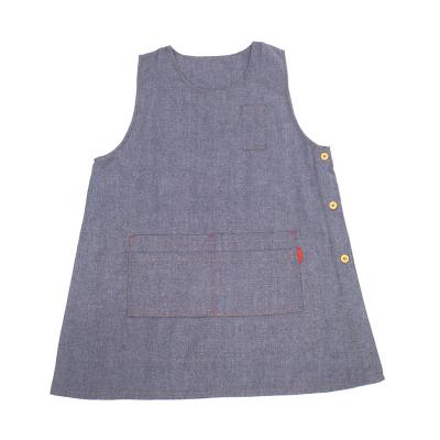 China Factory Directly Wholesale Cooking Apron Waiter Denim WAREHOUSE Aprons for sale