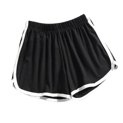 China Hot Women's Sports Anti-Wrinkle Shorts Gym Workout Short Sporty Running Elastic Waist Short Pants for sale